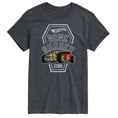Мужская футболка Bone Shaker с коротким рукавом и графическим рисунком heather charcoal