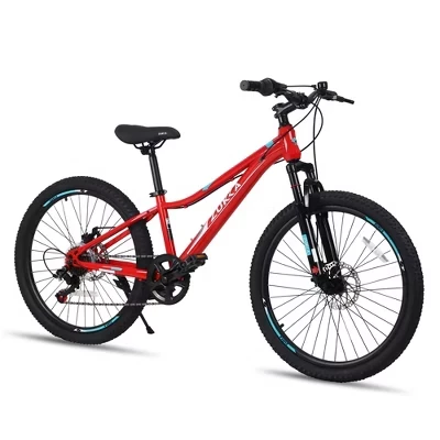 Детский горный велосипед Whisen 24″, красный