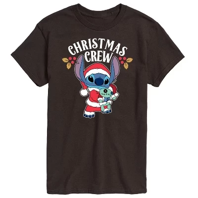 Мужская футболка с коротким рукавом и графическим рисунком Christmas Crew