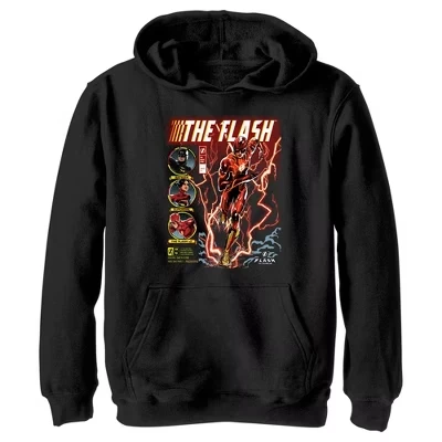 Толстовка с капюшоном от Boy's The Flash comics на обложке Барри Аллена, черная