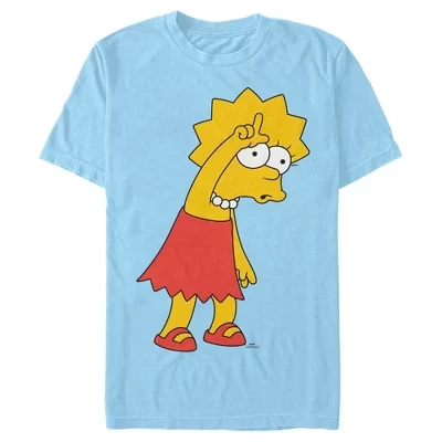 Мужская футболка Lisa Loser светло-голубого цвета