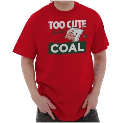 Унисекс футболка Popeye Swee'Pea Get Coal, черная