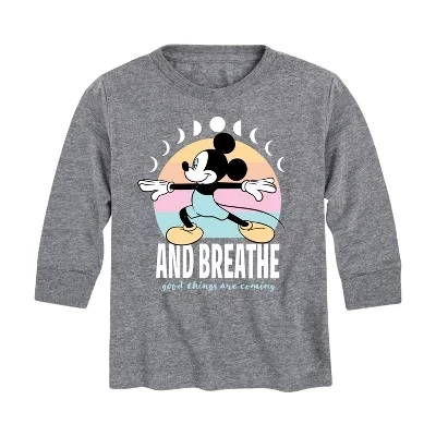 Футболка для мальчиков Disney Mickey And Breathe, меланжевая