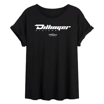 Женская футболка с объемным рисунком Dillinger Systems, цвет черный