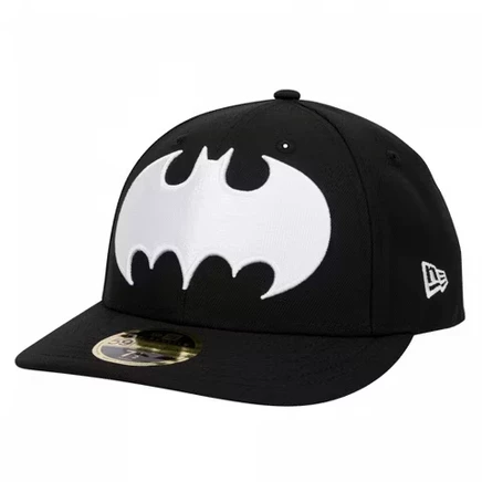 Классическая черная приталенная шляпа New Era 59Fifty с низким профилем для взрослых