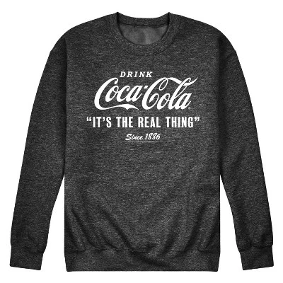 Мужская флисовая толстовка It's The Real Thing с графическим рисунком heather charcoal