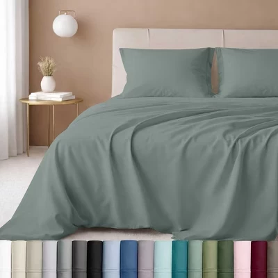 Комплект белья 600 нитей California Design Den, зеленый