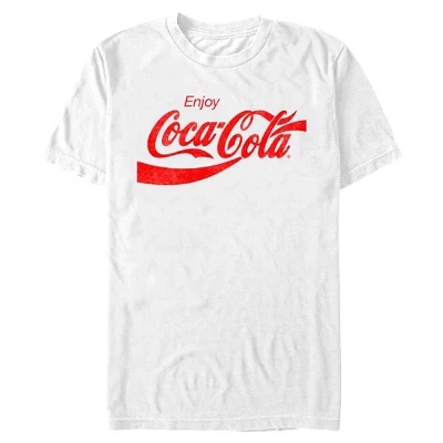 Мужская футболка Coca-Cola «Enjoy», белая