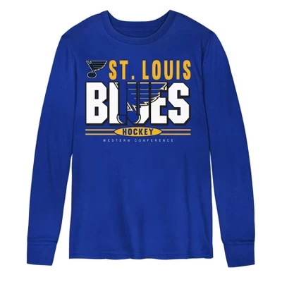 Футболка для мальчиков NHL St. Louis Blues, длинный рукав