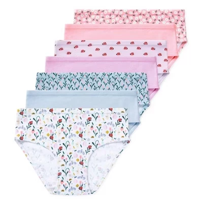 Трусы из органического хлопка Gracie Girls Разных цветов и размеров (7 упаковок) english garden