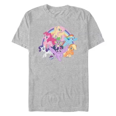 Мужская : Friendship is Magic Красочная футболка athletic heather от Crew