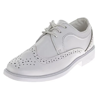Кружевные модельные туфли-оксфорды Josmo Boys Wingtip (для малышей)