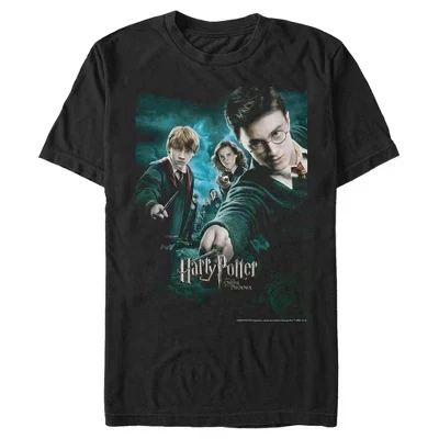 Мужская футболка Harry Potter «Орден Феникса», черная