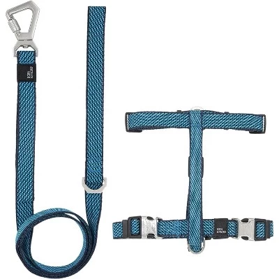Поводок-ошейник Pet Life «Escapade» 2 в 1, синий