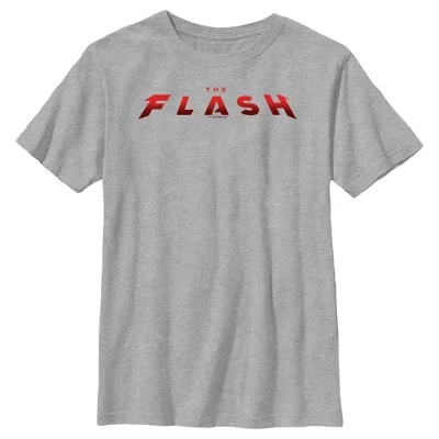 Футболка с официальным логотипом Boy's The Flash Movie athletic heather