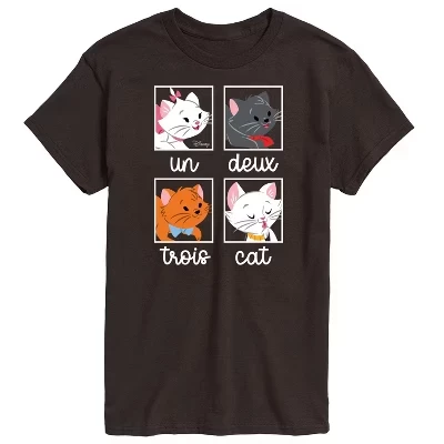 Мужская футболка Disney Cats & Dogs, коричневая