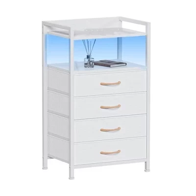 Комод Fulvari 4 ящика, 41×29×83,5 см, белый