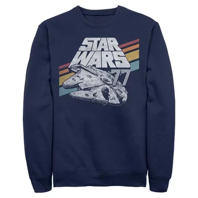 Мужская толстовка в полоску Mens Retro 77 Millennium Falcon