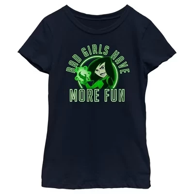 Женская футболка Kim Possible неоново-зеленого цвета Shego