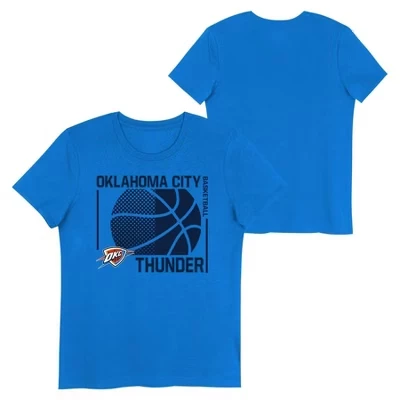 Детская футболка Oklahoma City Thunder с коротким рукавом и круглым вырезом