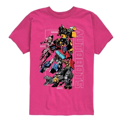 Футболка для мальчиков Transformers Autobots, пурпурная