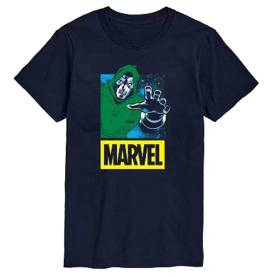 Мужская футболка Marvel Fantastic Four Doom, синяя