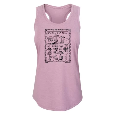 Женская кухня с графическим рюкзаком Misty Racerback Tank heather orchid