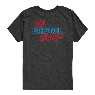 Детская футболка с коротким рукавом Bristol Baby с графическим рисунком heather charcoal