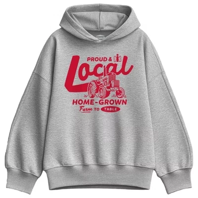 Женское худи Case IH Proud and Local, меланжевое