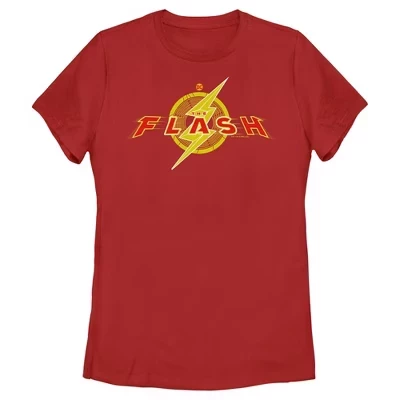 Женская футболка DC Comics The Flash, логотип, красная