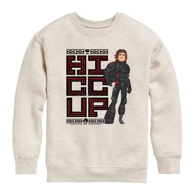 Флисовая толстовка с длинным рукавом Hiccup Stacked Graphic из натурального хлопка