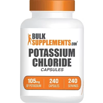 Капсулы с хлоридом калия BulkSupplements