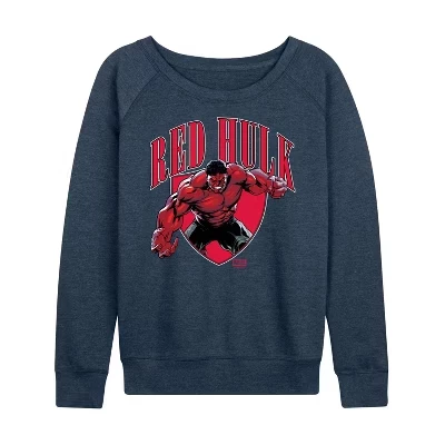 Женский свитшот Marvel Red Hulk, индиго-меланж