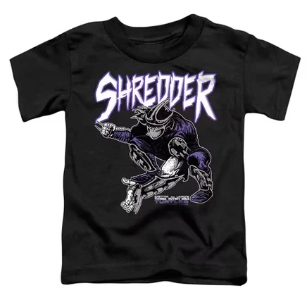 Футболка Shredder для маленьких мальчиков, черная