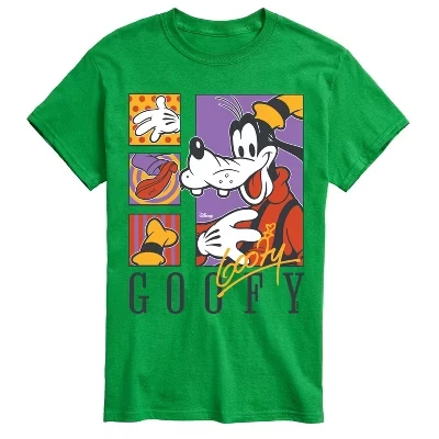 Мужская футболка с коротким рукавом и рисунком Goofy Boxes зеленого цвета