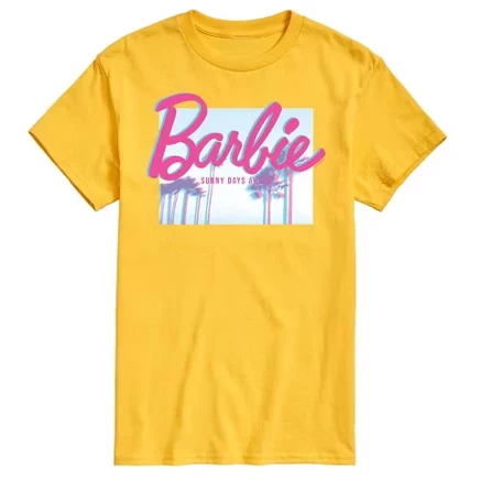 Мужская футболка Barbie Sunny Days Ahead, желтая