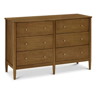 Комод DaVinci Frem с 6 выдвижными ящиками из орехового дерева