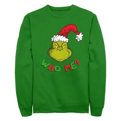 Мужская толстовка The Grinch Who Me, зеленая