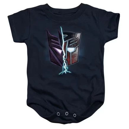 Боди для младенцев Transformers с логотипом, темно-синее