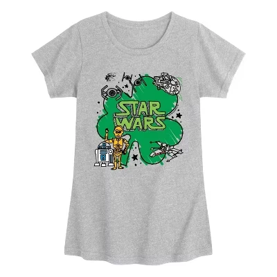 Приталенная футболка с коротким рукавом и рисунком St. Paddy's Scribble