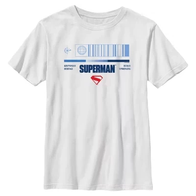 Футболка для мальчиков Superman Human Education белая