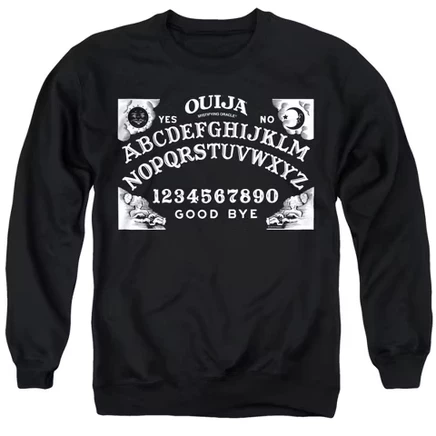 Унисекс свитшот Ouija Board On Black, черный