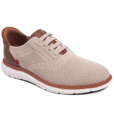 | Мужская технология Hands Free Slip On Легкая дышащая ткань Charles Ave Oxford бежевого цвета