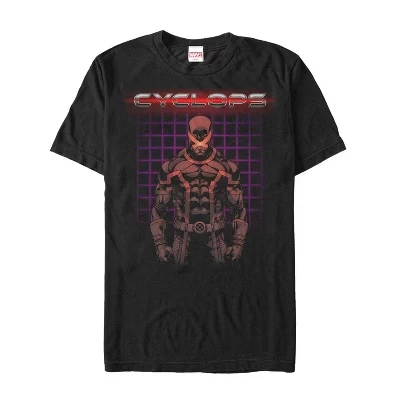Мужская футболка X-Men Cyclops Grid черного цвета