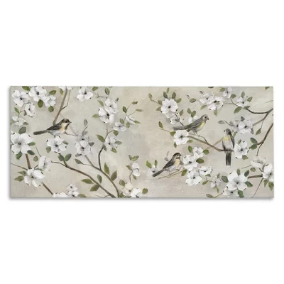 Холст stupell industries birds resting с птицами