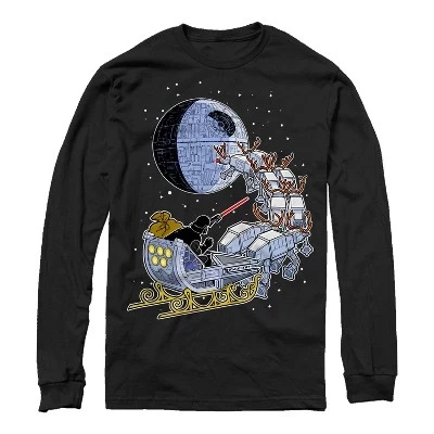 Мужской лонгслив STAR WARS Darth Vader, черный