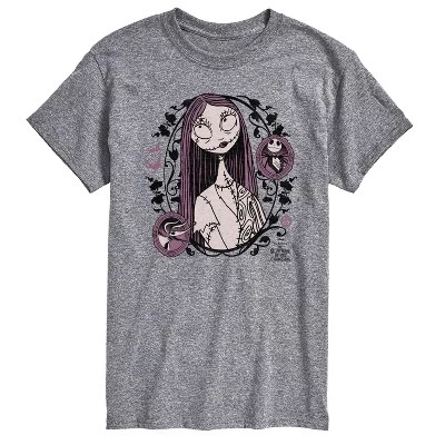 Мужская футболка Nightmare Before Christmas, меланжевая