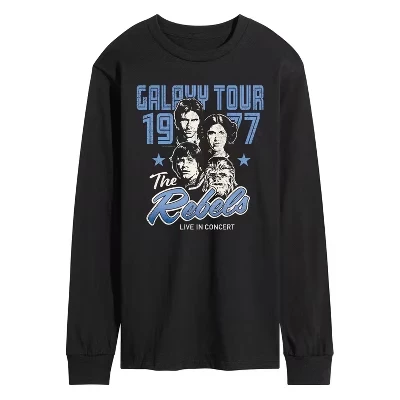 Men's -  - The Rebels Band Tee Long Sleeve Graphic T-Shirt black