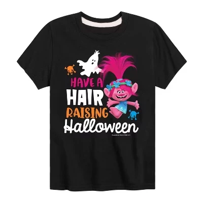 Футболка с коротким рукавом Halloween Poppy и графическим рисунком от которой волосы встают дыбом, черная