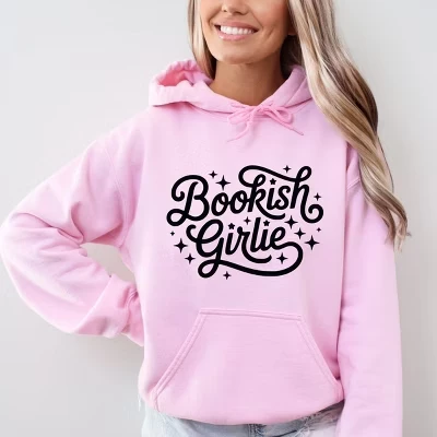 Женское худи Simply Sage Market Bookish Girlie, розовое